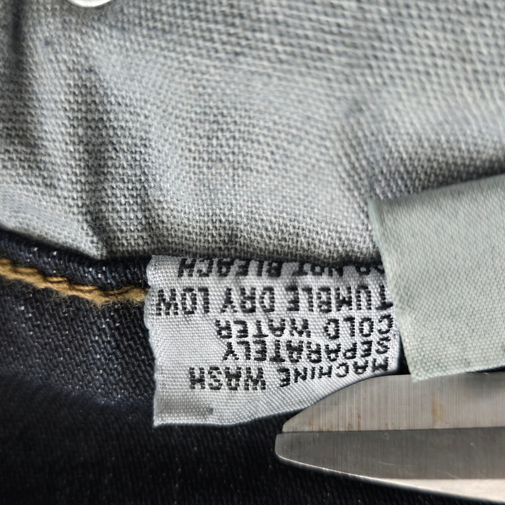 NWC‎ The Needlework by Sonny Chugani Jeans Women 34 Dark Blue Flare Leg Beaded - Picture 16 of 16